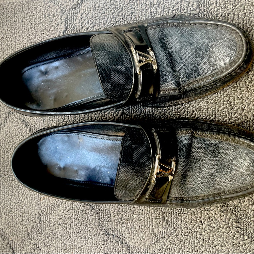 LV SHOES DARK BLUE